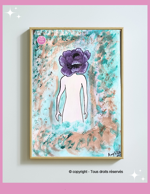 L'homme fleur par Amylita
